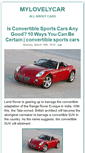 Mobile Screenshot of mylovelycar.com